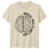 Unisextal Health Matters Brain Graphic Social Cause TShirt Adult UnisexsUnisexs