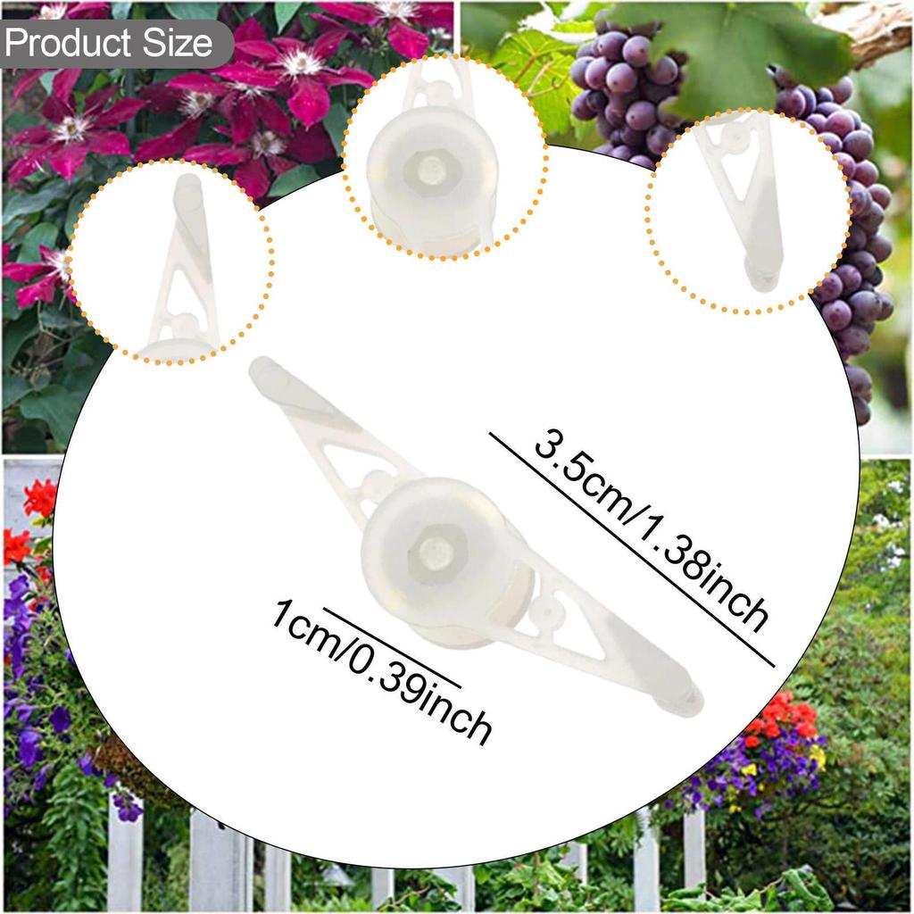 10 Pack of Adjustable Clips for Plant Stem Training In Gardens