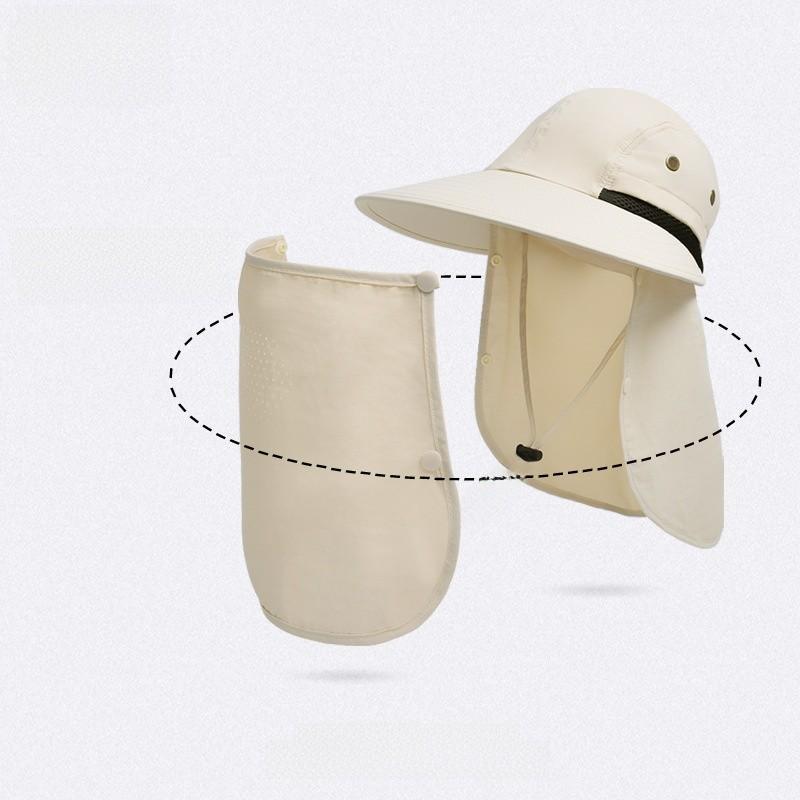 Fisherman Hat Summer Sun Protection Wide Brim Cap For Outdoor Hiking And Beach