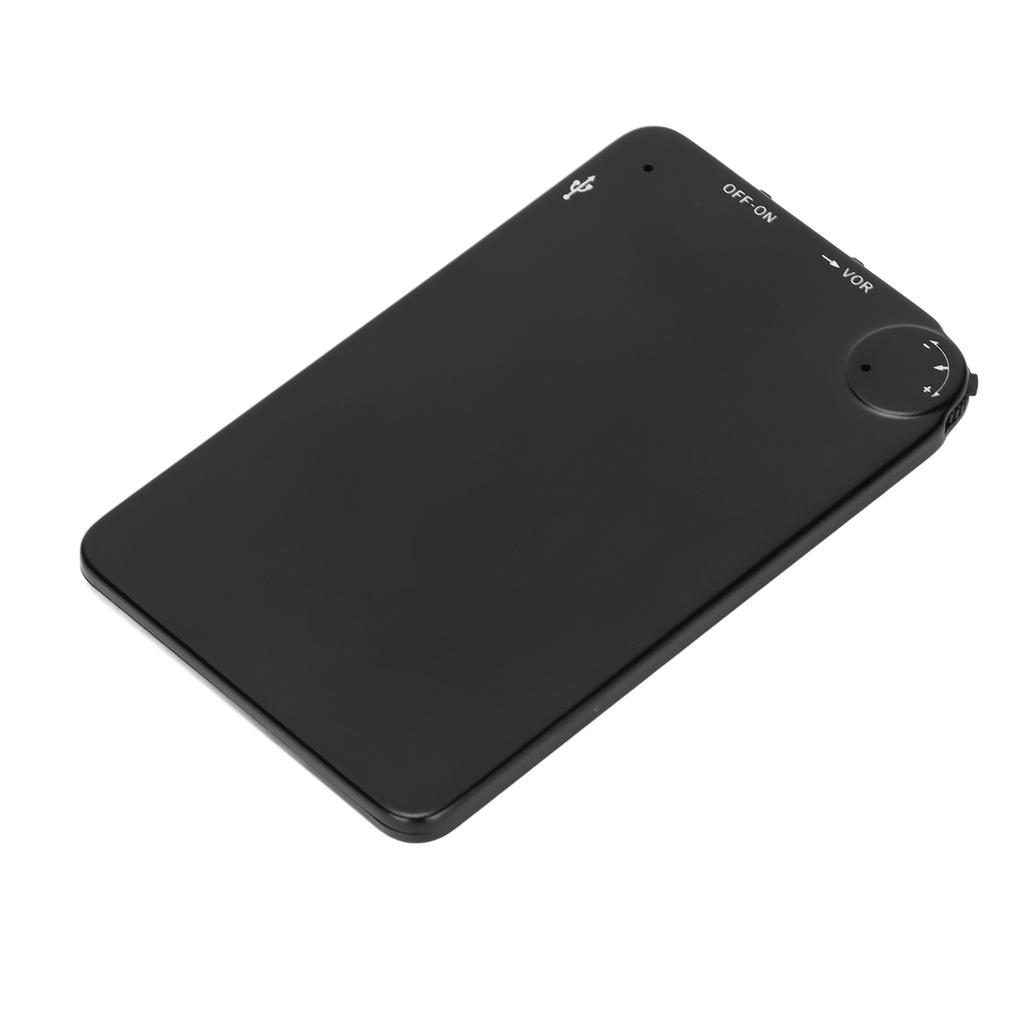 Voice Activated Recorder Portable Adjustable Noise Reduction Sound Recording Device for Meetings and Studies Neutral