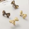 1pc Pure Brass Furniture Handle Gold Children Handles for Drawers Exquisite Peach Heart Shape Children's Room Decoration Kids