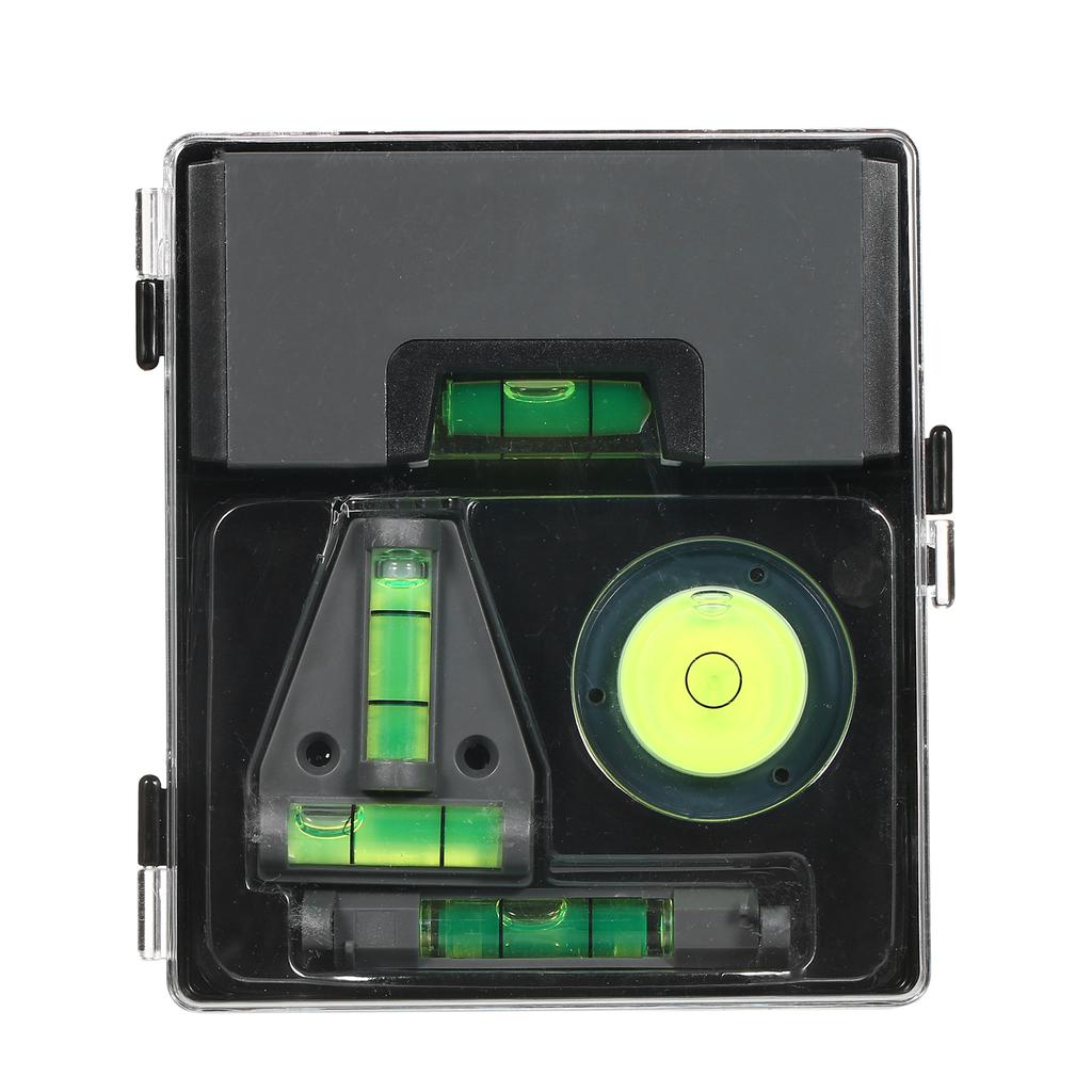 Mini Wasserwaage Set 4 In 1 Tragbare Kleine Libelle Magnetische Taschenwasserwaage T-Wasserwaage Schnurwasserwaage Kreiselwasserwaage