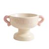 Elevated Cat Food Water Bowl Large Capacity High Feet Ceramic Pet Bowl Non-Slip Base Stable Pet Food Basin Pet Supplies