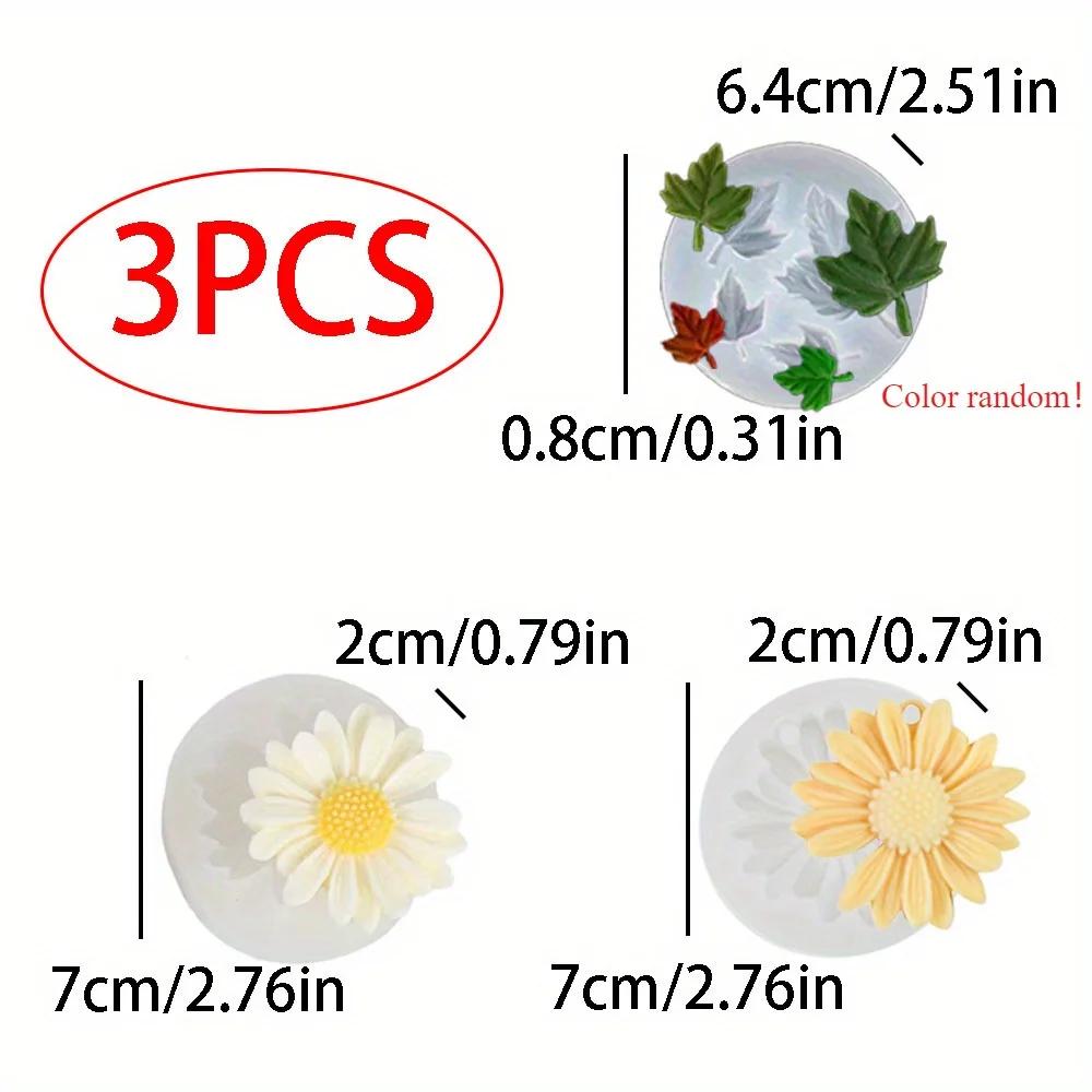 Fall Pumpkin Scented Candle Making Kit Soywax Silicone Molds Maple Leaves Daisy Resin Thanksgiving Day Decor DIY Halloween Gifts