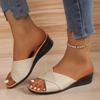 Fashion New Lightweight/non-slip Comfortable Wedge Shoes Summer Round Head Sexy Comfortable Breathable Sandals for Women