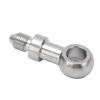 38in Brake Banjo Fitting 10mm Inner Diameter Stainless Steel Hose Line Adapter Leakage Prevention