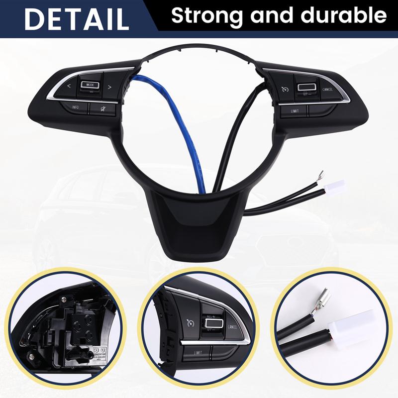 Car Multi-Functional Steering Wheel Cruise Control Buttons Music Volume Buttons For Suzuki Jiminy Swifts NT-P2262020