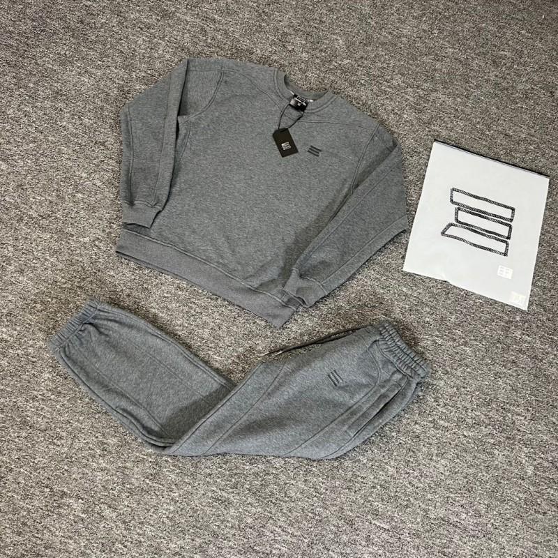 Set Felpe Uomo Donna Abbinati Tute da Jogging Felpa con Cappuccio Stampata Pantaloni