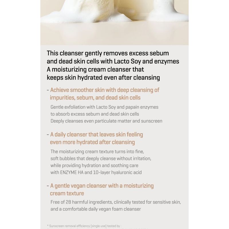 SOME BY MI - Lacto Soy Enzyme Deep Cleansing Foam