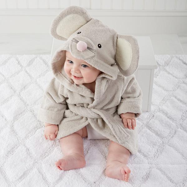 Accappatoio per Bambini con Cappuccio Modello Animale Asciugamano Cartoon per Bagnetto Bambino Accappatoio per Bambini con Personaggio