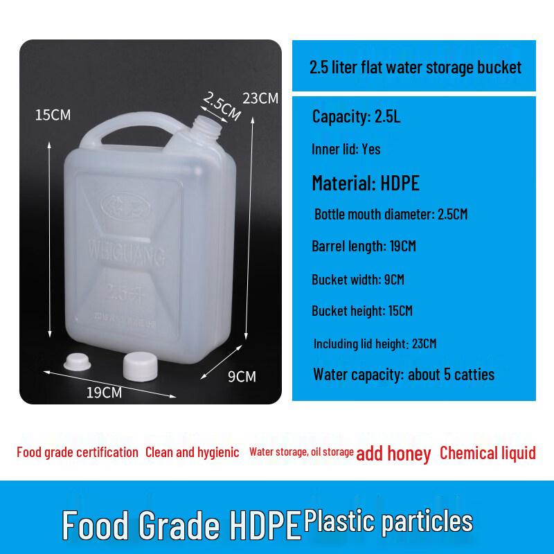 ZISIZ Food-Grade Plastic Storage Bucket