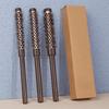 3Pcs Nylon Bristles Curly Hair Styling Comb Aluminum Tube Hair Root Comb  Home Use