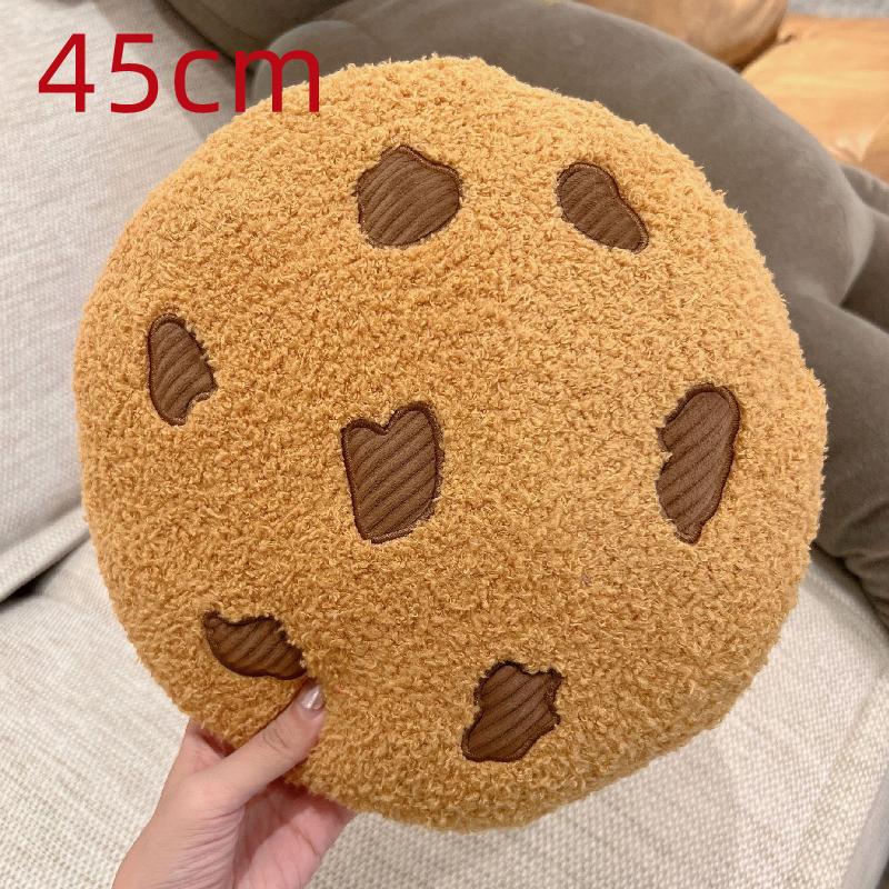 Cartoon Cookies Plush Seat Cushion Soft Food Pilllows Stuffed Doll Toys for Kids Children Girl Birthday Room Decor New Year Gift