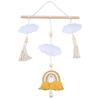 Baby Bed Cartoon Cloud Toys Newborn Crib Mobile Rattle Bed Bell Rotating Rattle Decoration