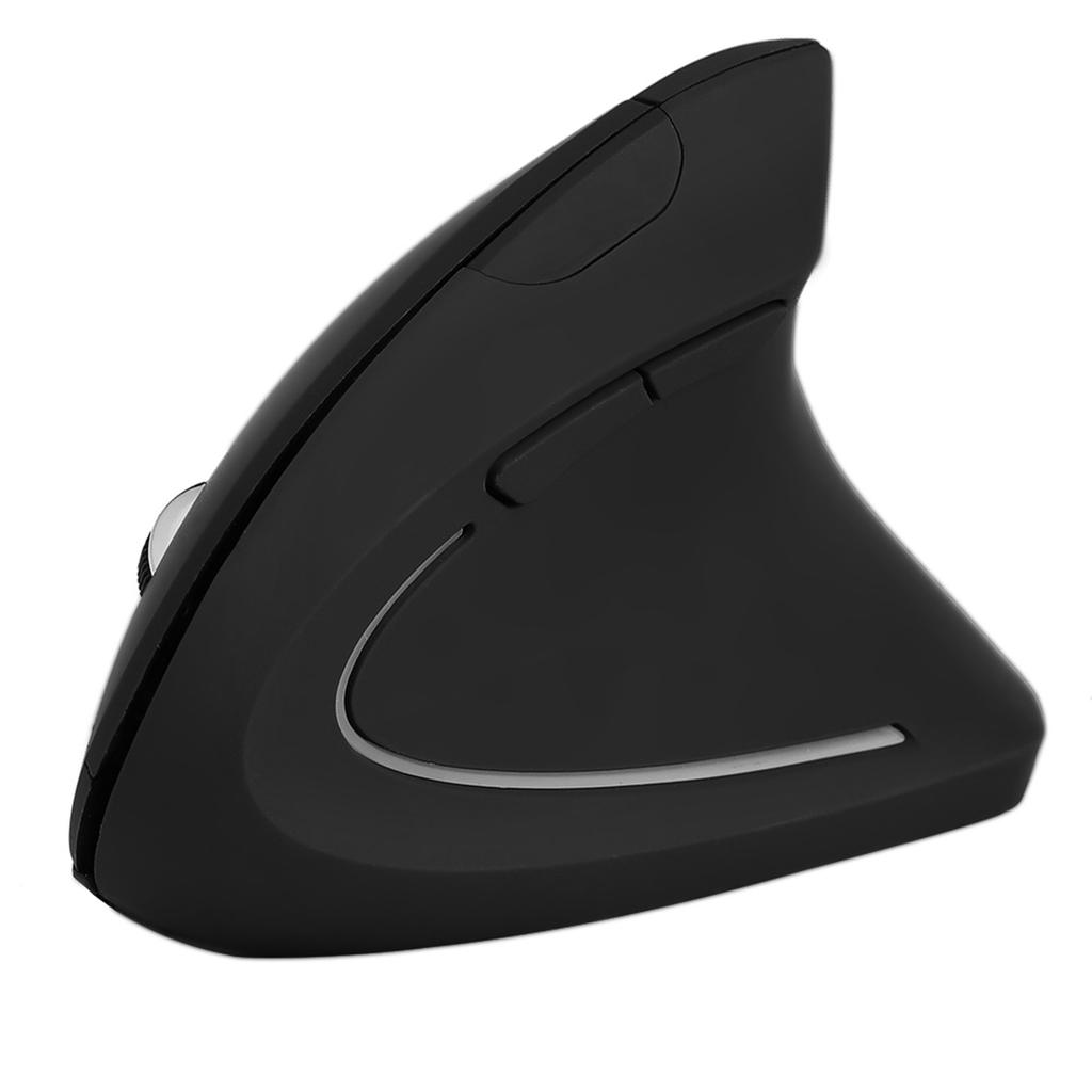 2.4GHz Optical 1600DPI Wireless Ergonomic Vertical Gaming Mouse NOn delay for pc  Laptop Black