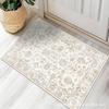 Persian Entry Door Mat – Decorative Textured Floor Mat for Hallway
