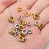 5pcs 10pcs PVD Never Fade Stainless Steel Necklace Pendants Clasps Connectors 6mm 8mm Pinch Clip Bail Charm Beads Jewelry Making