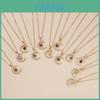 Stunning 18k Gold Birthstone Moon Necklace Featuring Hypoallergenic Design