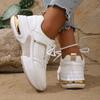 Damen Lässige Dad Sneaker Bequeme Klobige Plateau Laufschuhe Rutschfest Schnürung Atmungsaktiv Gehen Schuhe für Damen Workout Tennis Sneaker