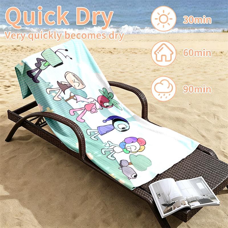 Dandys world Beach towels also serve as bath towels summer essential a musthave for the outdoors the beach and the pool