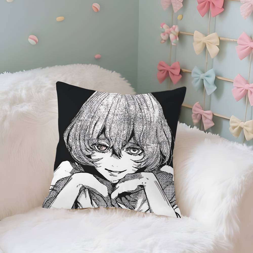 AnimeYYoshimuras Case Plush Fabric Soft Pillowcase Double Sided Print Cushion Cover Household Gifts