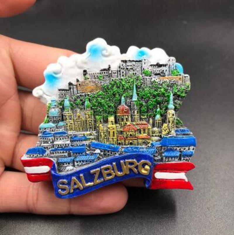 Germany Travelling Souvenirs Dubai Kuwait Fridge Stickers Japan Shanghai Korea Finland Mauritius Fridge Magnets Birthday Gifts
