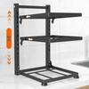 Adjustable Multi-layer Kitchen Cookware Storage Rack for Cabinets and Countertops