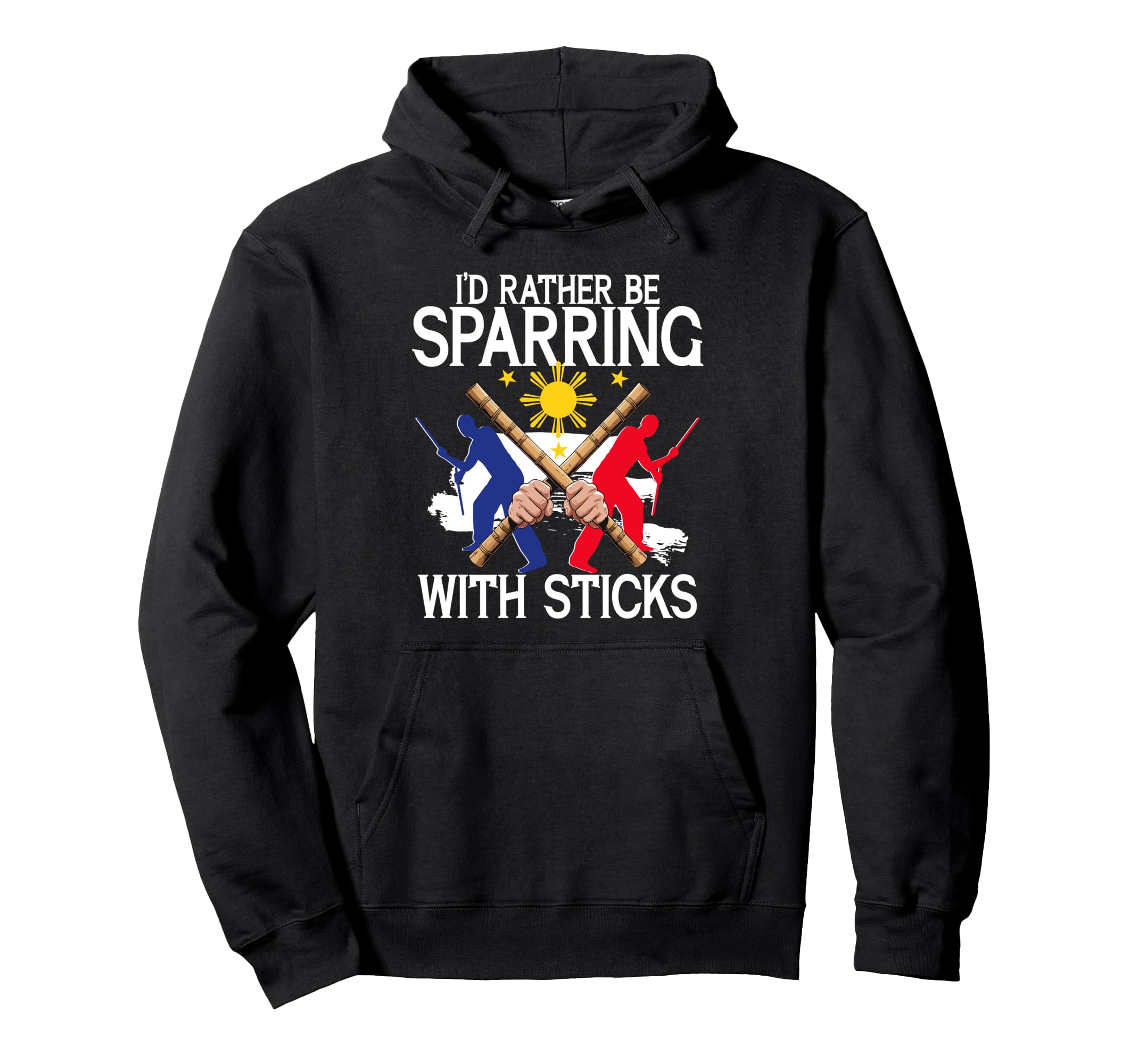 

Eskrima Arnis Martial Arts Sparring With Sticks Hoodie