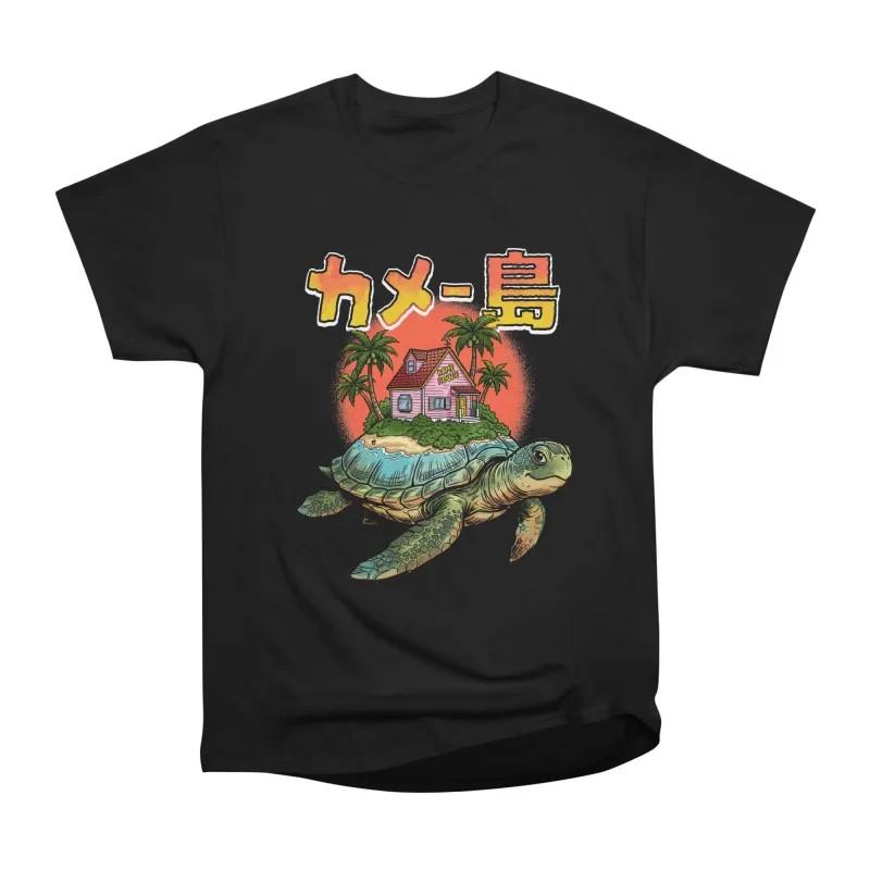 Kame Island Graphic Double Sided Unisex T-Shirt M