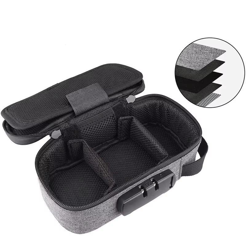 Smell Proof Bag Large-capacity With Lock Activated Carbon Deodorant Bag Portable Pipe Bag Convenient