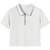 Polo à manches courtes et demi-patte pour femme TonLion