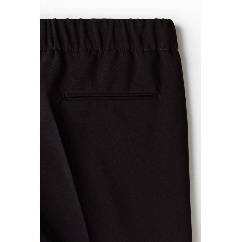 H M Pants Regular Fit Black
