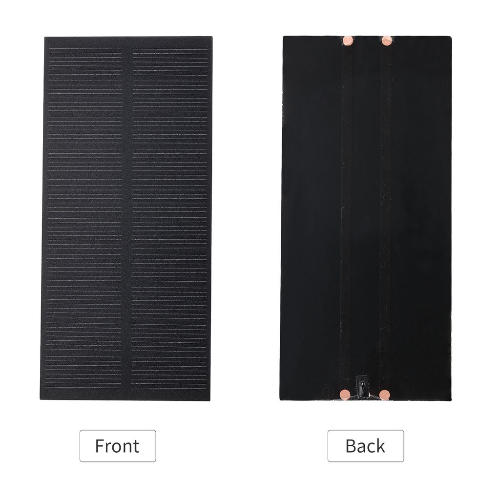 1.3W 5V Solar Panel Monocrystalline Silicon Solar Cell DIY Waterproof Camping Portable Power Solar Panel Compatible for