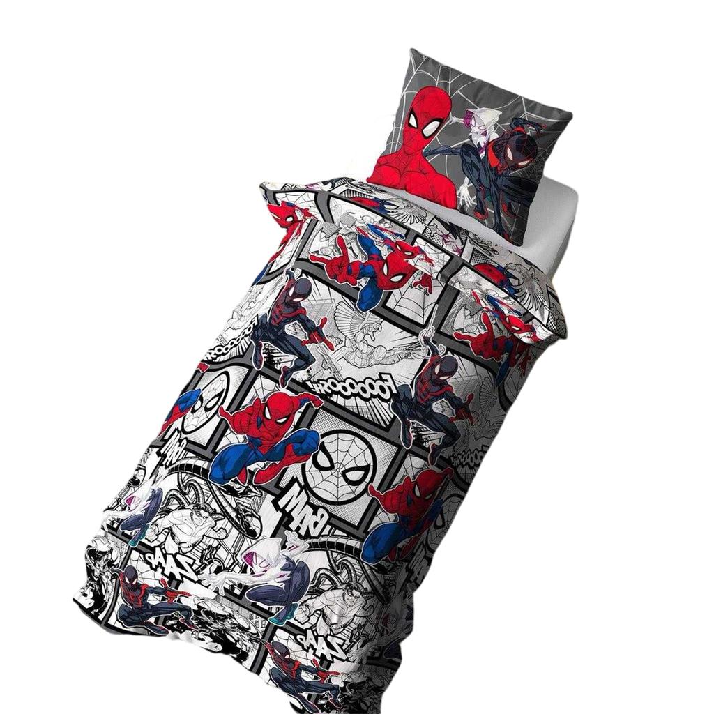 Spider-Man Comic Strip Reversible Duvet Set