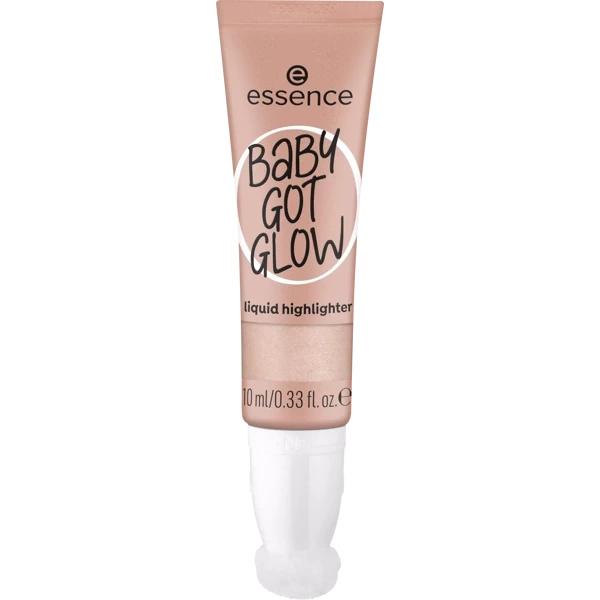 Essence Baby Got Glow Rozświetlacz Do Twarzy W Płynie 10 Sassy In Silk 10Ml