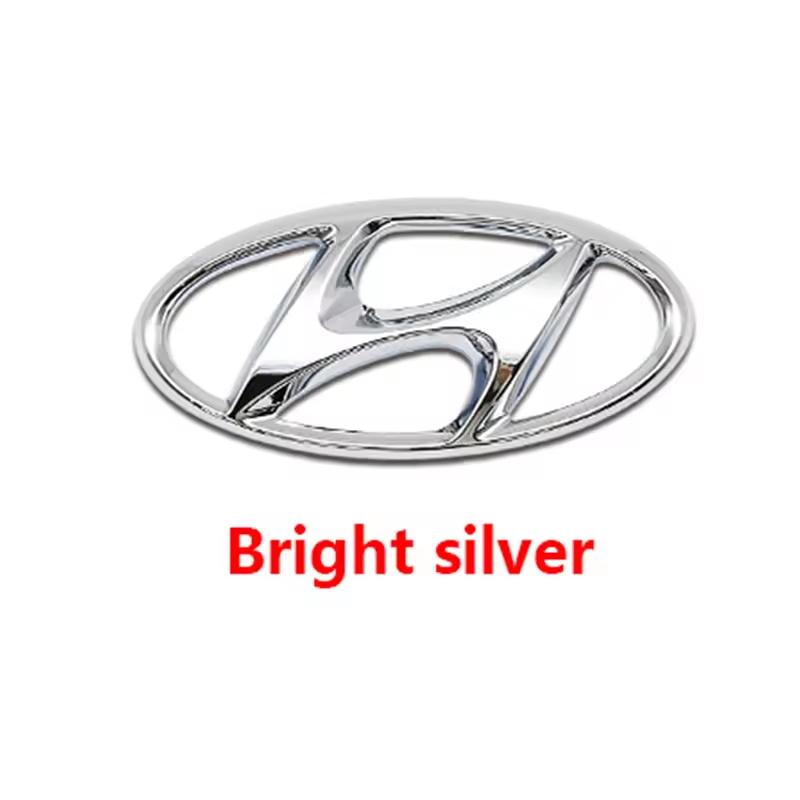 Hyundai Tucson Santa Fe Sonata Elantra Accent Ix35 Ix25 I30 I40 Car Logo Front Rear Emblem Sticker Auto Styling Accessories MM18