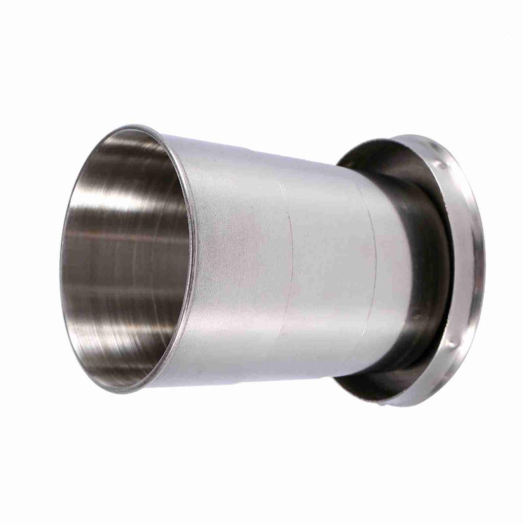 S Stainless Steel Travel Folding Cup Camp Keychain Retractable Telescopic Foldable