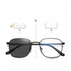 Trendy Plain Glasses For Men Computer Fashion Eyewear Photochromic Anti Blue Light Eyeglass Frame