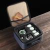 Portable Travel Tea Set Outdoor Ceramic Kung Fu Tea Set Teas Brewing Utensils Teapot Teacup Filter Pot Teas Infuser Teaware Sets
