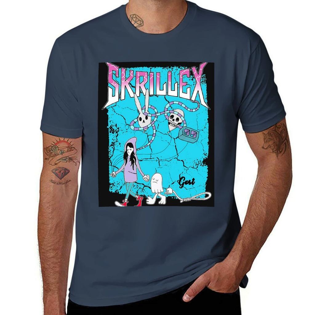 Skrillex Populer Tshirt Large Size Basic Casual Tshirt