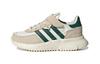 Originals Retropy F2 Slip Resistant Low Top Kids Lifestyle Shoes Beige White Green Children Aged 3 7 Years Old ID0745