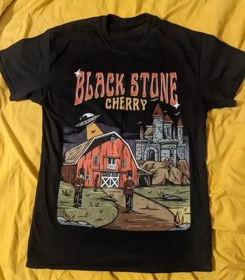 VTG Black Stone Cherry Band Baumwolle Schwarzes Hemd Unisex Konzert S bis 5XL BL1827 Unisex T-Shirt
