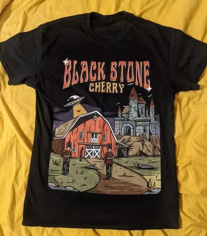 

VTGBlack Stone Cherry Band Cotton Black Shirt Unisex Concert S to 5XL BL1827 Unisex T-Shirt M