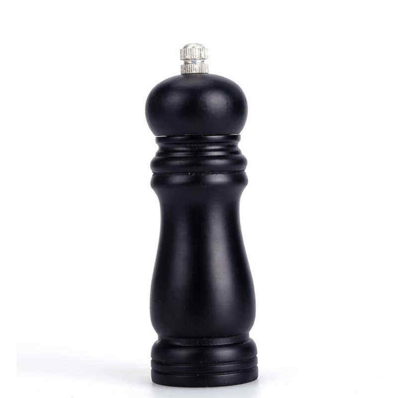 

Мельница для черного перца деревянная ручная перечная мельница бутылка для приправ креативная перечная мельница для перца One Size чёрный