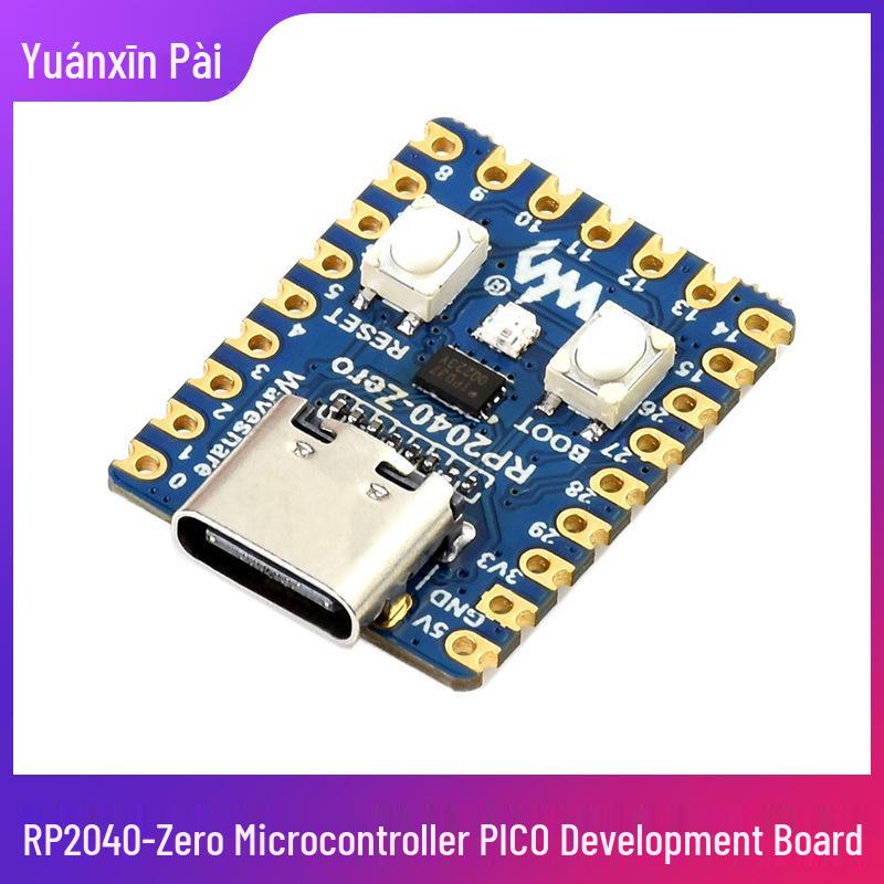 Raspberry Pi RP2040-Zero Microcontroller: PICO Development Board - Dual-Core Processor with Humidity Clock Functionality