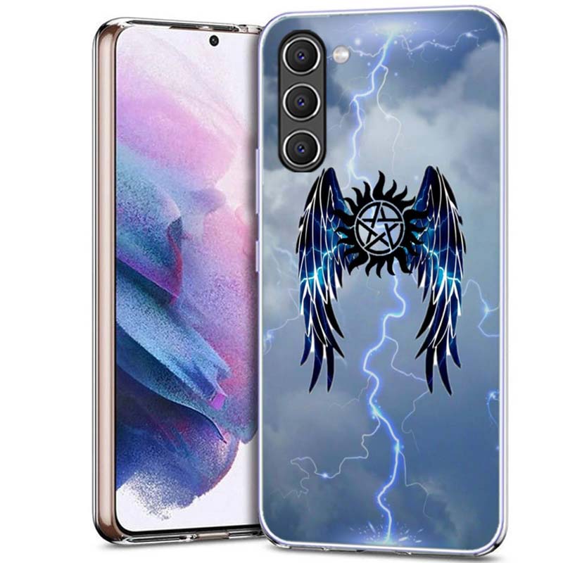 Övernaturligt Symbol Telefonfodral för Samsung A16 A26 A36 A56 A17 A37 A57 A07 A06 A02S A12 A22 A32 A52S A72 Galaxy A70 A50S A71 A51