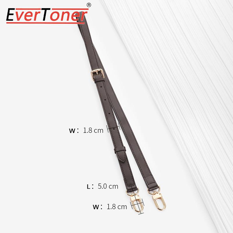 EverToner Dark Brown Handbag Leather Strap For L- Spee-dy 20/25/30 Bag Crossbody Bag Accessories