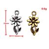 Roses Lotus Flower Charms Sunflowers Pendants For Floral Themed Jewelry Making