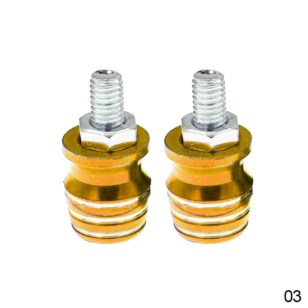 2ks 5mm hliníkový stojan na motocykl Šrouby Cívky kyvné vidlice Posuvný stojan Šroub kyvné vidlice Příslušenství pro Yamaha Honda Suzuki Kawasaki