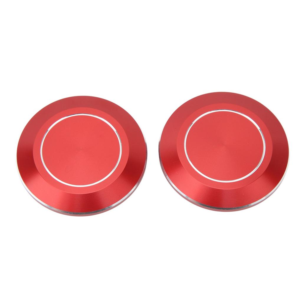2pcs Motorcycle Frame Hole Cap CNC Aluminum Dustproof Frame Hole Plugs for CMX1100 Red